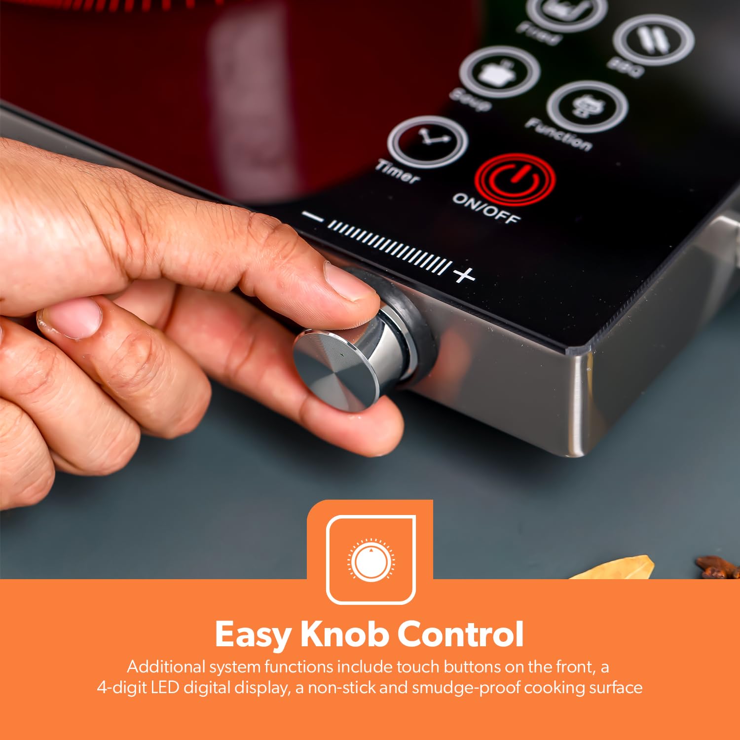 موقد الأشعة تحت الحمراء الرقمي من جيباس GIC6920 جهازاً قوياً وفعالاً لتسهيل عملية الطهي بسرعة وكفاءة. يتميز بتقنية التسخين بالأشعة تحت الحمراء المتطورة التي توفر توزيعاً متساوياً للحرارة وطهيًا موفرًا للطاقة دون لهب مفتوح