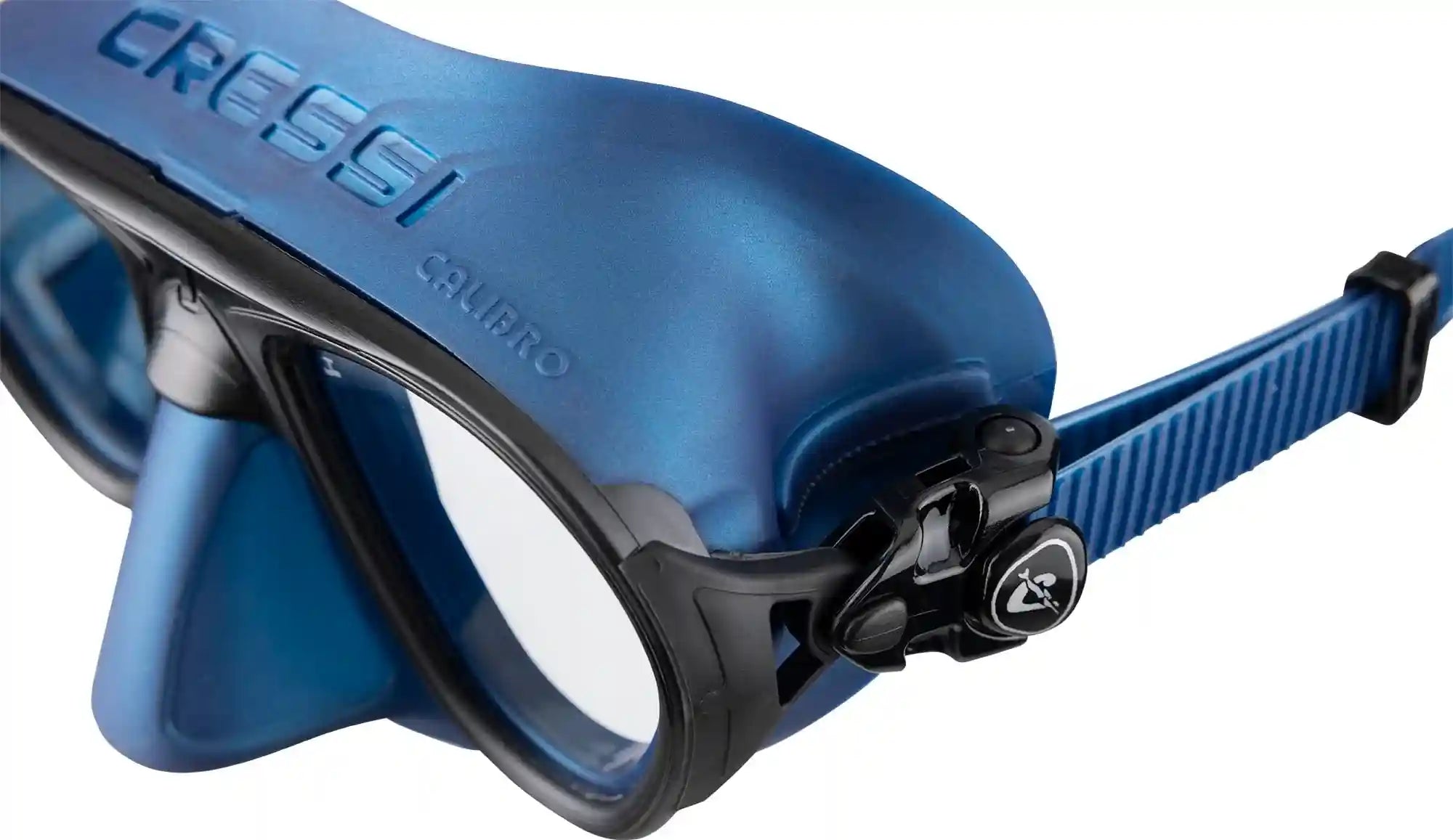 Cressi Calibro Low-Volume Two-Lenses Snorkeling Mask - Blue - Safqqa Egypt