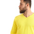 Off Cliff Men’s Plain V-Neck Long Sleeve Casual T-Shirt