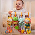 TUMAMA KIDS Baby Toys for 0, 3, 6, 9, 12 Months, Handbells Baby Rattles Soft Plush Early Development Stroller Car Toys for Infant, Newborn Birthday Gifts, 4 Pack