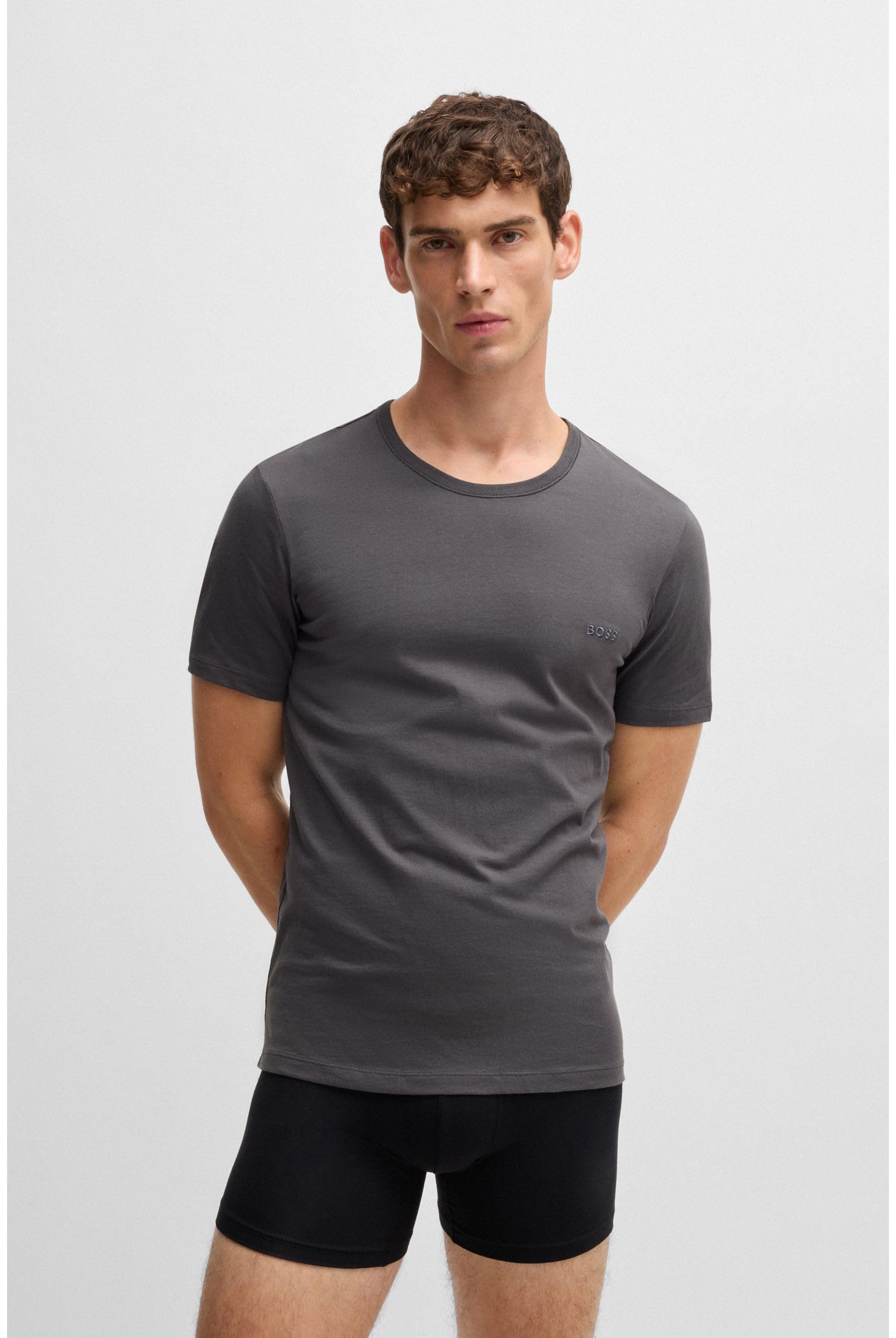 Boss T-Shirts For Mens ( Pack of 3 ) Soft and breathable fabric for all-day comfort