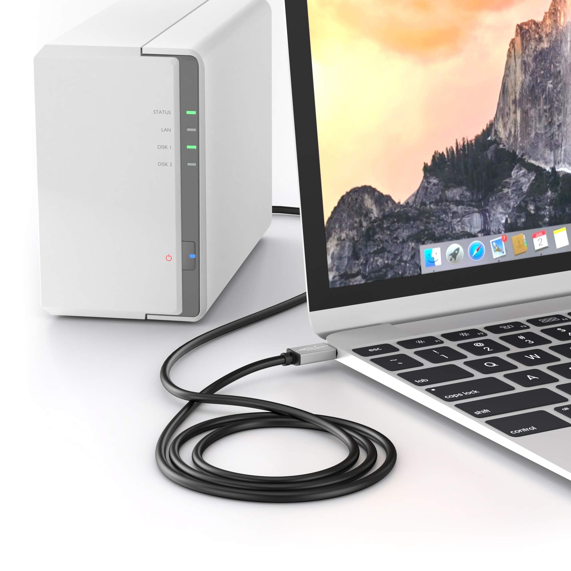 KabelDirekt - سلسلة PRO - كابل شحن سريع USB A 3.0 إلى USB C - مزامنة بيانات فائقة السرعة وشاحن USB C - أسود/رمادي فلكي - حزمة من 3 (0.5 م + 1 م + 2 م)