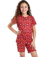 Kady Girls' Printed Pyjama Shorts - Safqqa