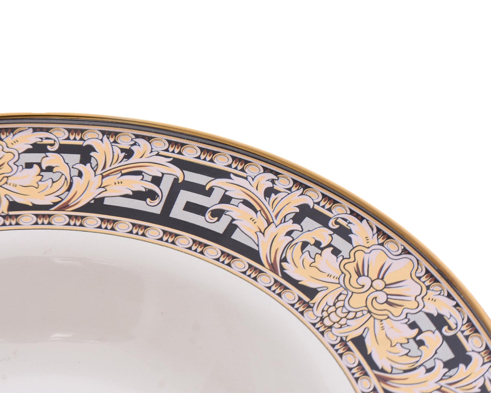 Avsar Decor Enamel Fruit Plate With Base