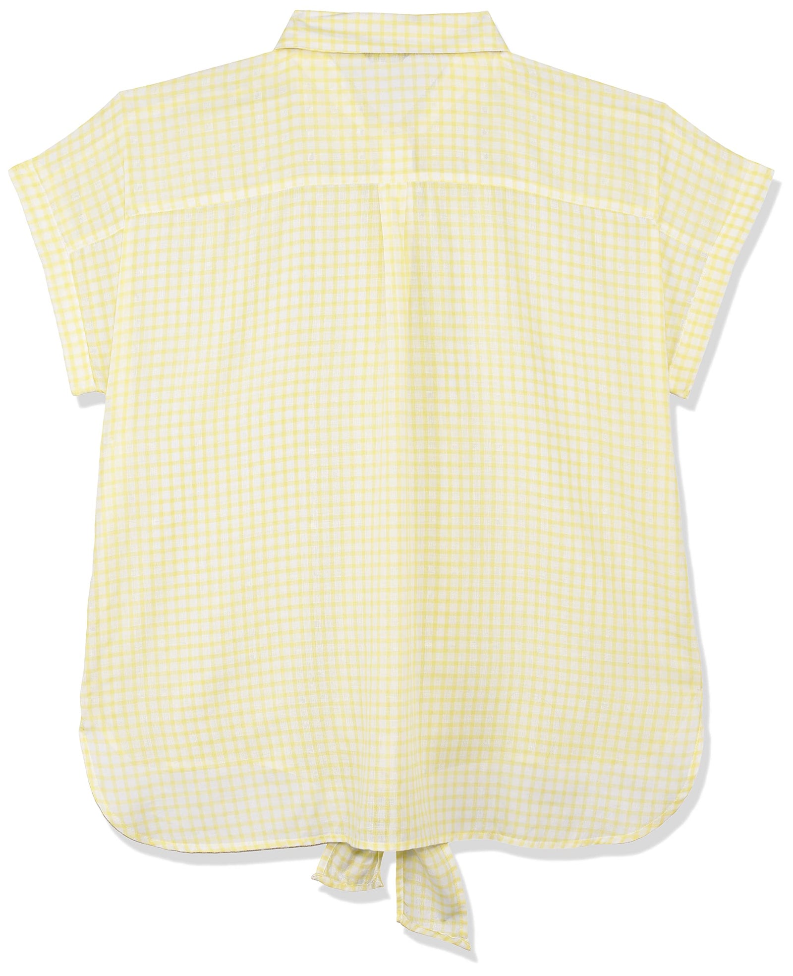 Female SP-Splash  Shirts and Blouses-7100274 LINEN TIE SH