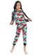 Kady Pajama for Grils Printed Long Sleeves T shirt with Drawstring Elastic Waist Pants