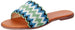 "SWAY 1cm Slippers – Stylish Straw/Canvas with Net Strap Design" - Safqqa Egypt