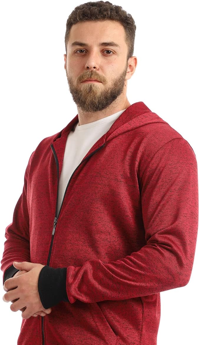 offcliff Men zipper jacket with hoodie