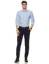Diverse Men's Striped Regular Fit Cotton Formal Shirt
