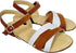 Summer Slingback Velcro Closure Flat Sandals for Girls