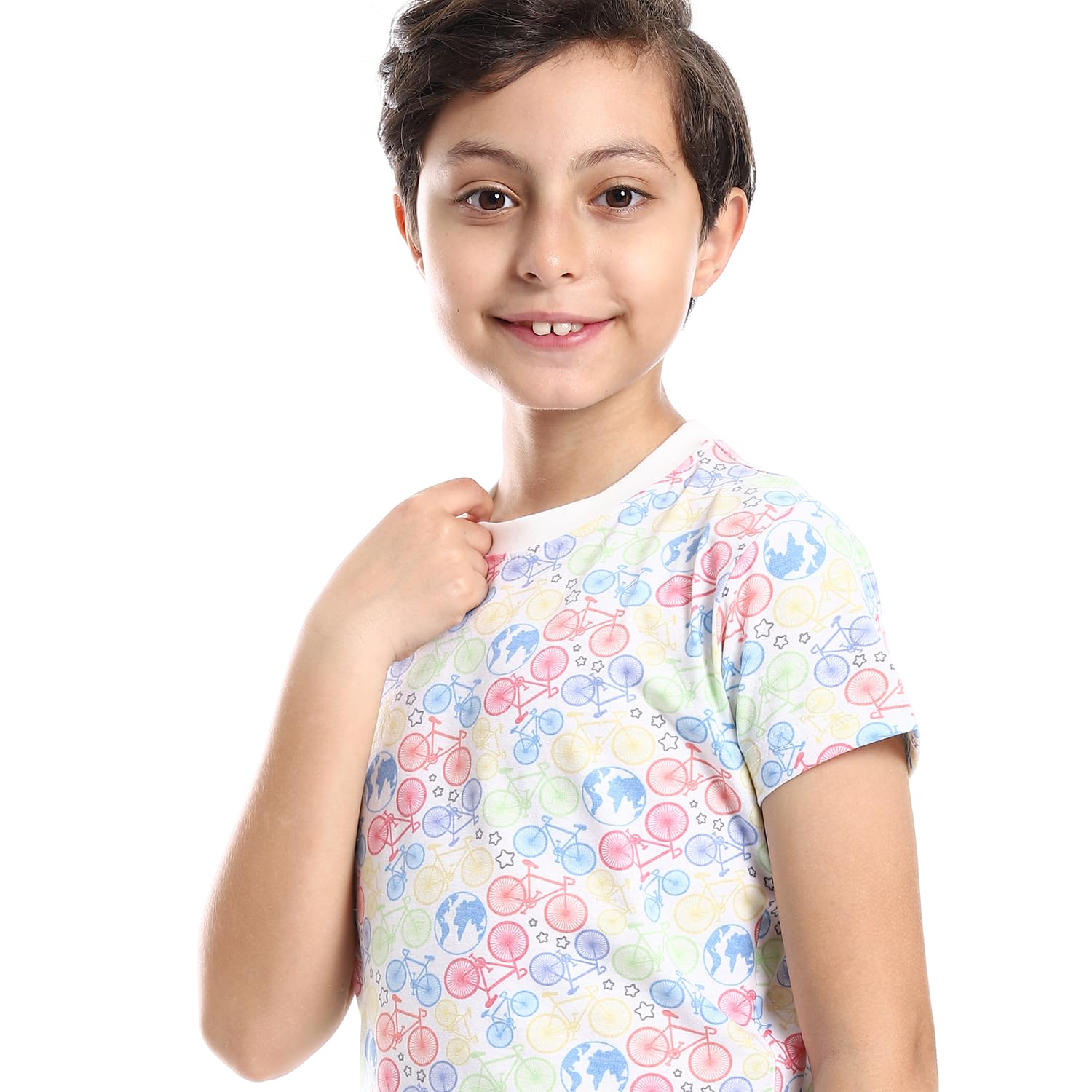 Andora Cotton Round Neck Short Sleeve T-Shirt For Boy - Safqqa Egypt