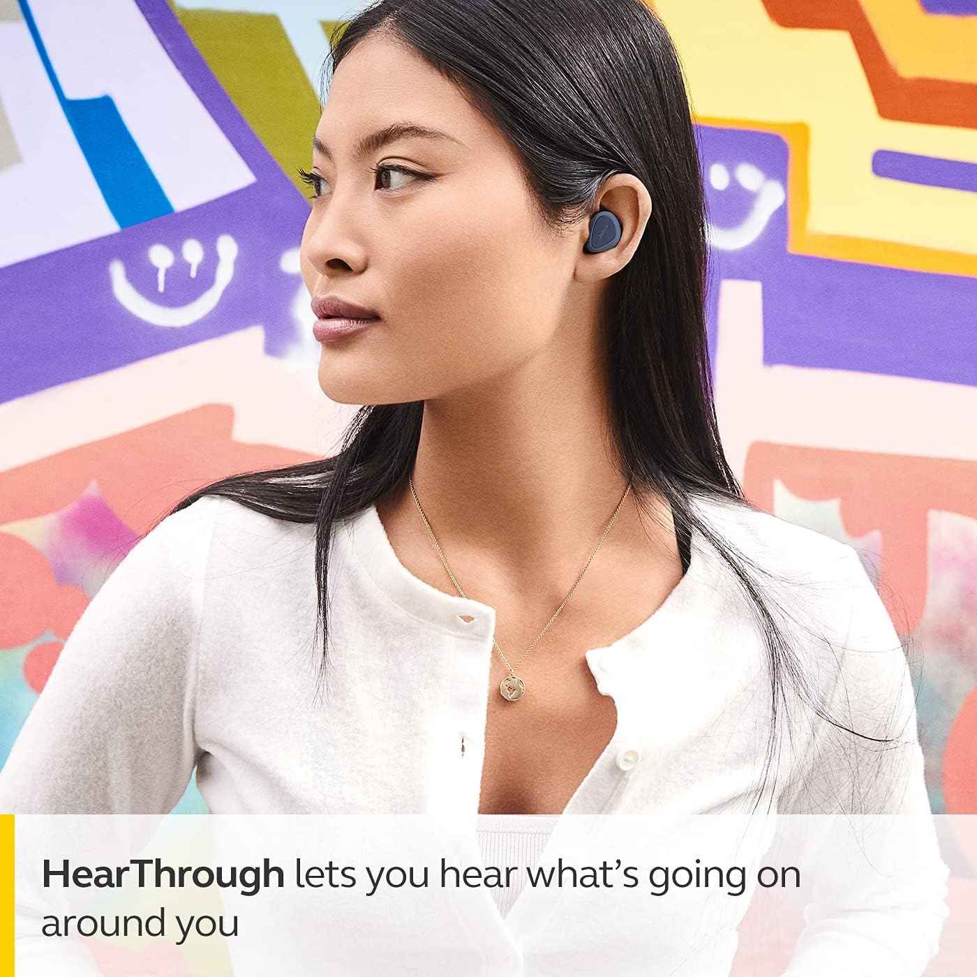 Jabra Elite 3 In Ear Wireless Bluetooth   and Mono Mode - Navy