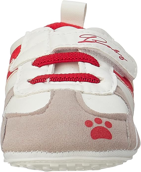 Mix & Max Boys’ Paw-Print Velcro-Strap Low-Top Lace-Up Shoes