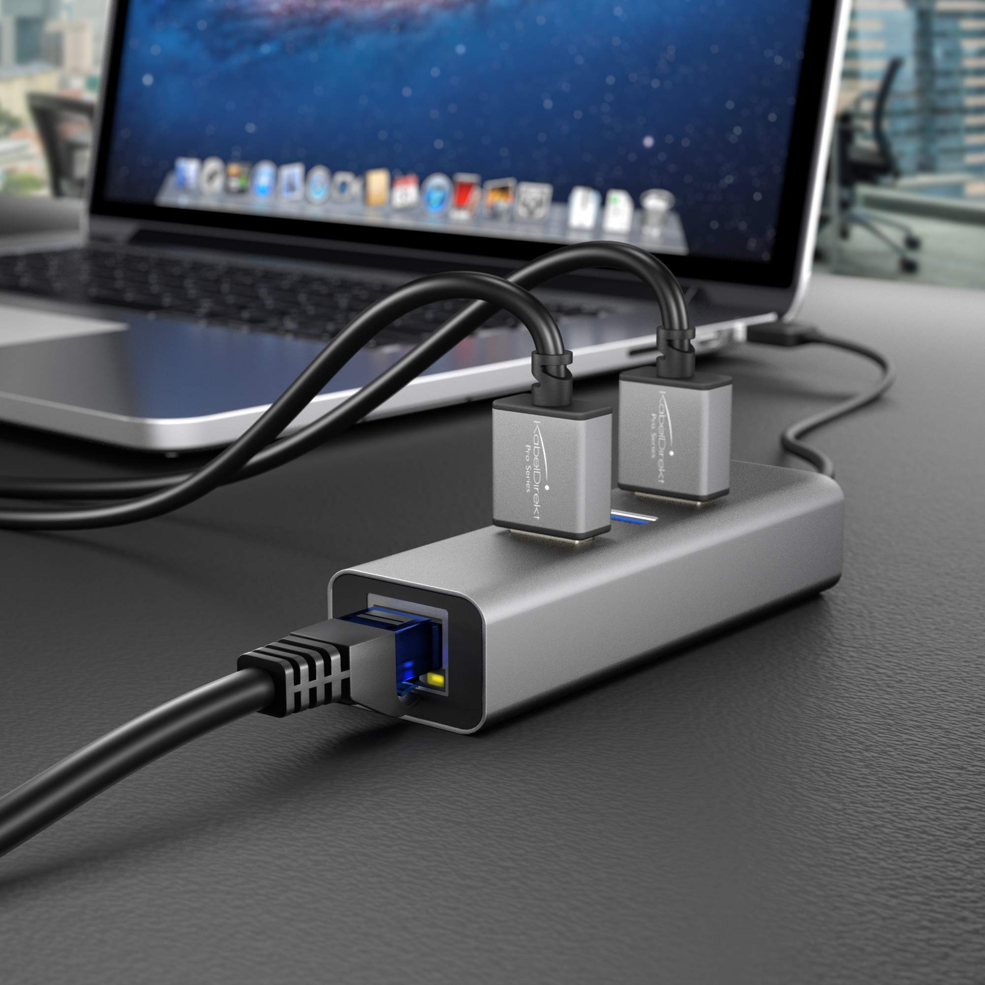 KabelDirekt Computer cable for high-speed internet transmission, pack of 5 cables, 7.5 meters