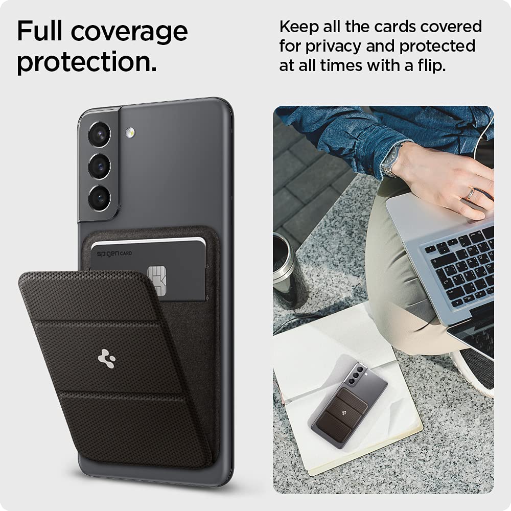 Spigen Practical Phone Holder – Card Pocket & Foldable Stand – Safqqa Egypt