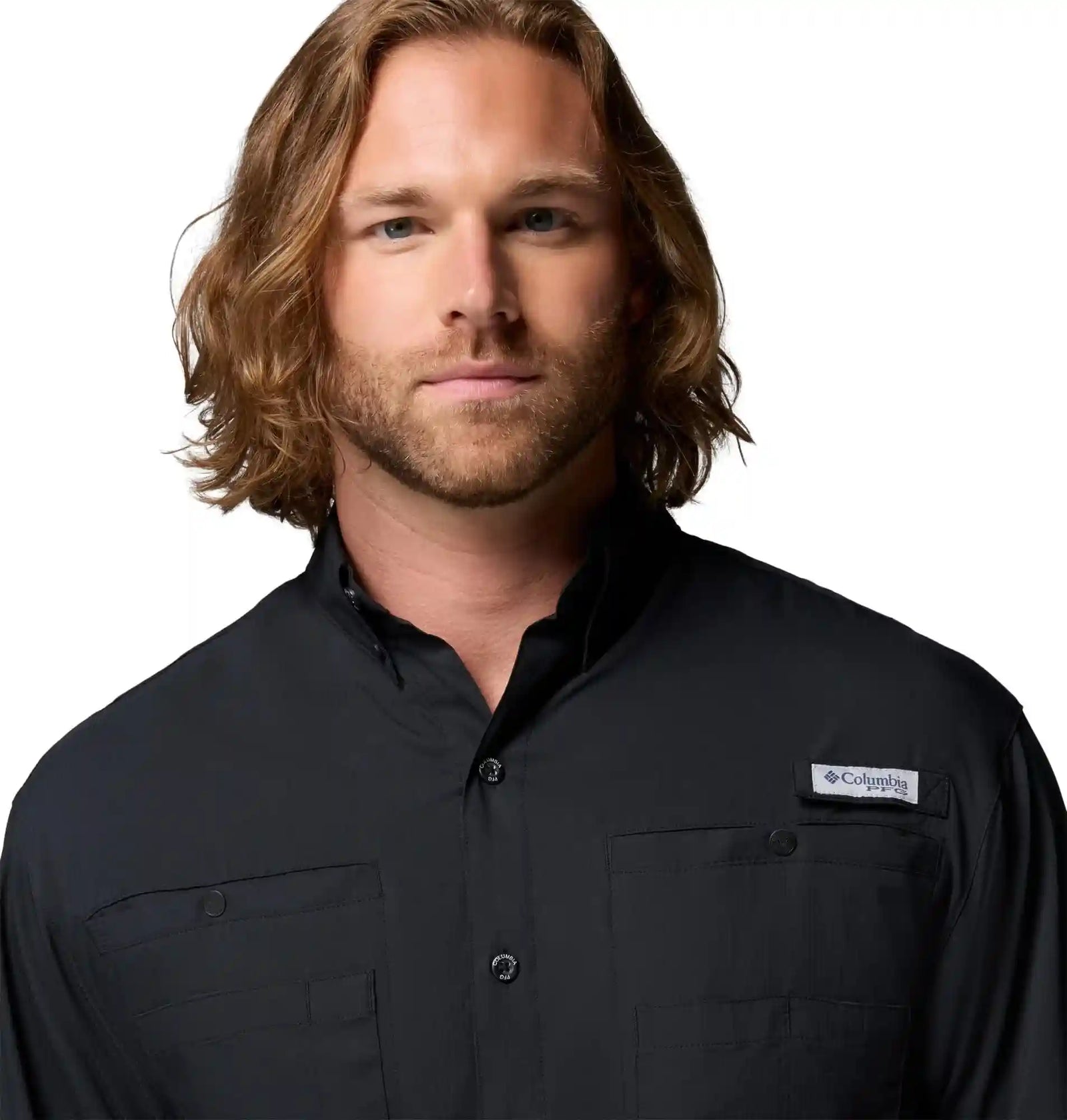 Columbia Men's Plus Tamiami II Long Sleeve Shirt, Black - Large - Safqqa Egypt