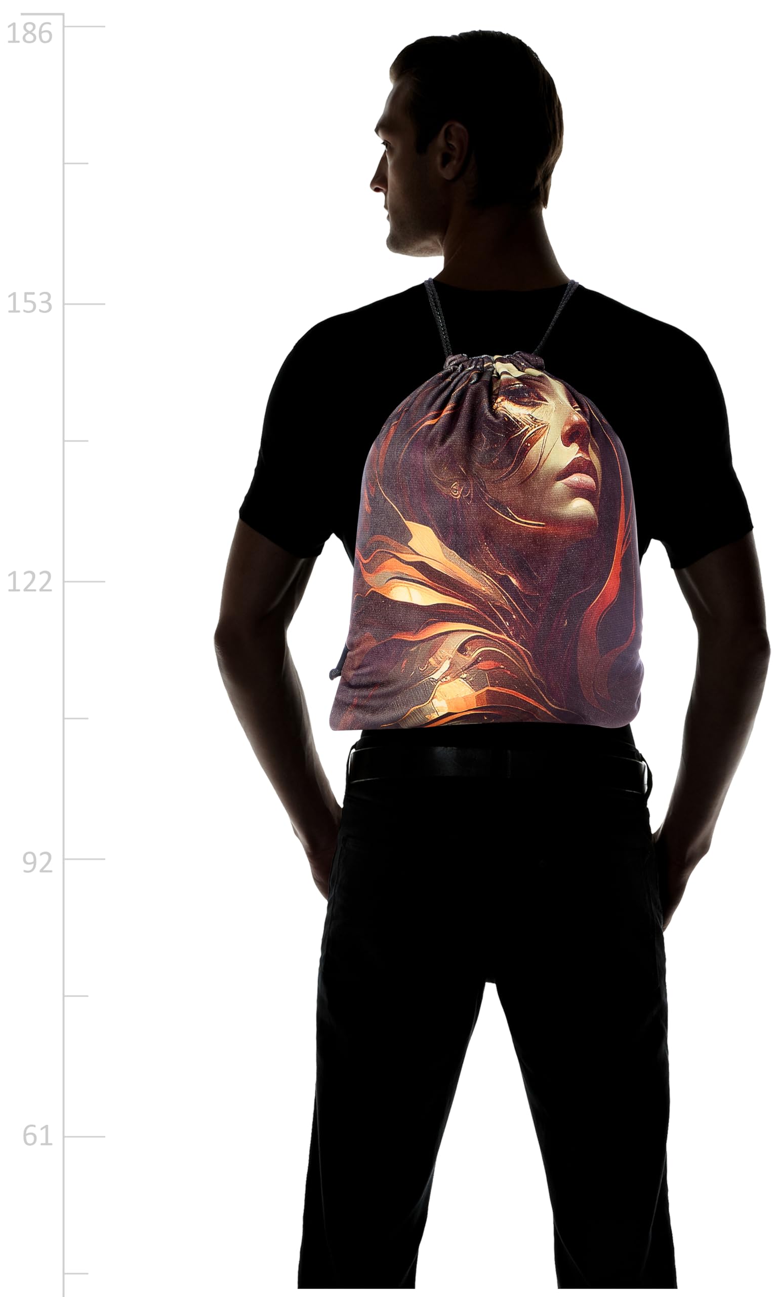 شنطة برباط من تات - 776، متعددة الالوان، مقاس كبير