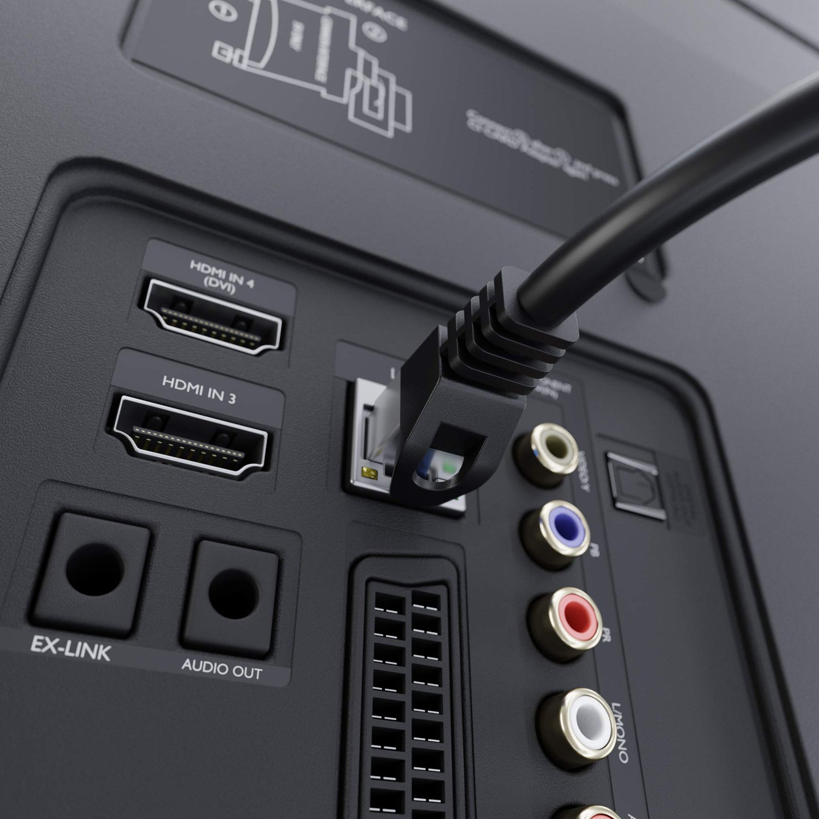 كابل شبكة ورقعة إيثرنت 717 بطول 0.5 متر من KabelDirekt (ينقل سرعة إنترنت جيجابت، مثالي لشبكات/شبكات LAN بسرعة 1 جيجابت في الثانية، وأجهزة التوجيه، وأجهزة المودم، والمفاتيح، ومقبس RJ45) - عبوة من 5 قطع - أسود/فضي