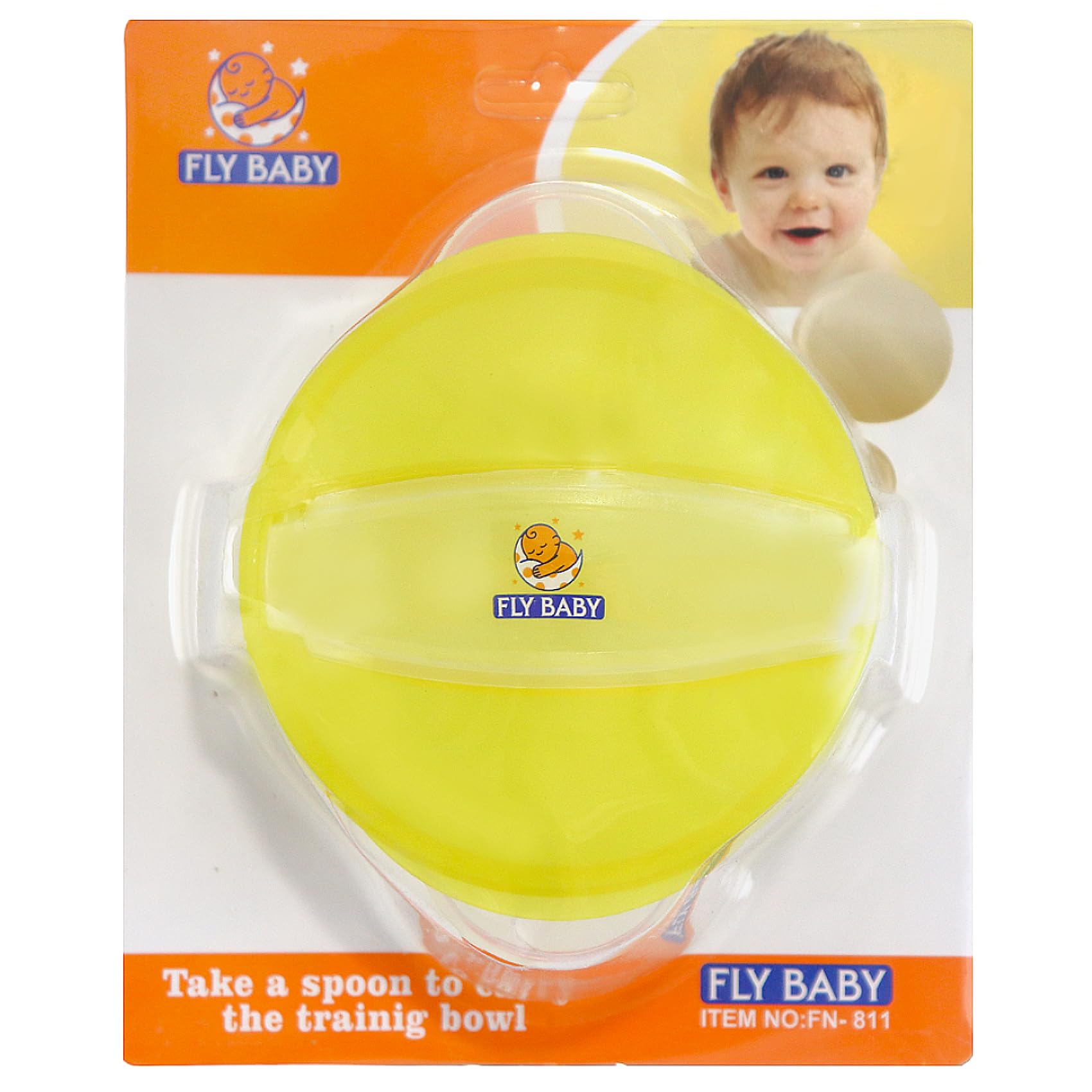Fly Baby Bowl With Spoon For Baby Made from safe and durable materials