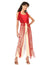 JAMILA Women fringed net cardigan SWEATER