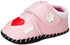 Mix & Max Embossed Embroidered Heart Velcro Strap Shoes for Girls