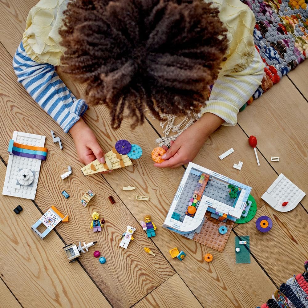 LEGO City Ice-Cream Shop Set with Toy Cart – Fun Building Playset for Kids