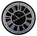 Rhythm Wall Clock, Black - Safqqa