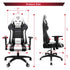 Furgle Gaming Chair Racing Style High-Back Office Chair w/PU Leather and Adjustable Armrests Executive Ergonomic Swivel Video Game Chairs with Rocking Mode & Headrest and Lumbar Support - Safqqa Egypt
