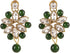 Shining Diva Fashion Women Choker Kundan Necklace Set Green Antique Design