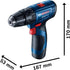 Bosch Professional GSB 120-LI Cordless Hammer Drill with 2 Batteries and Case