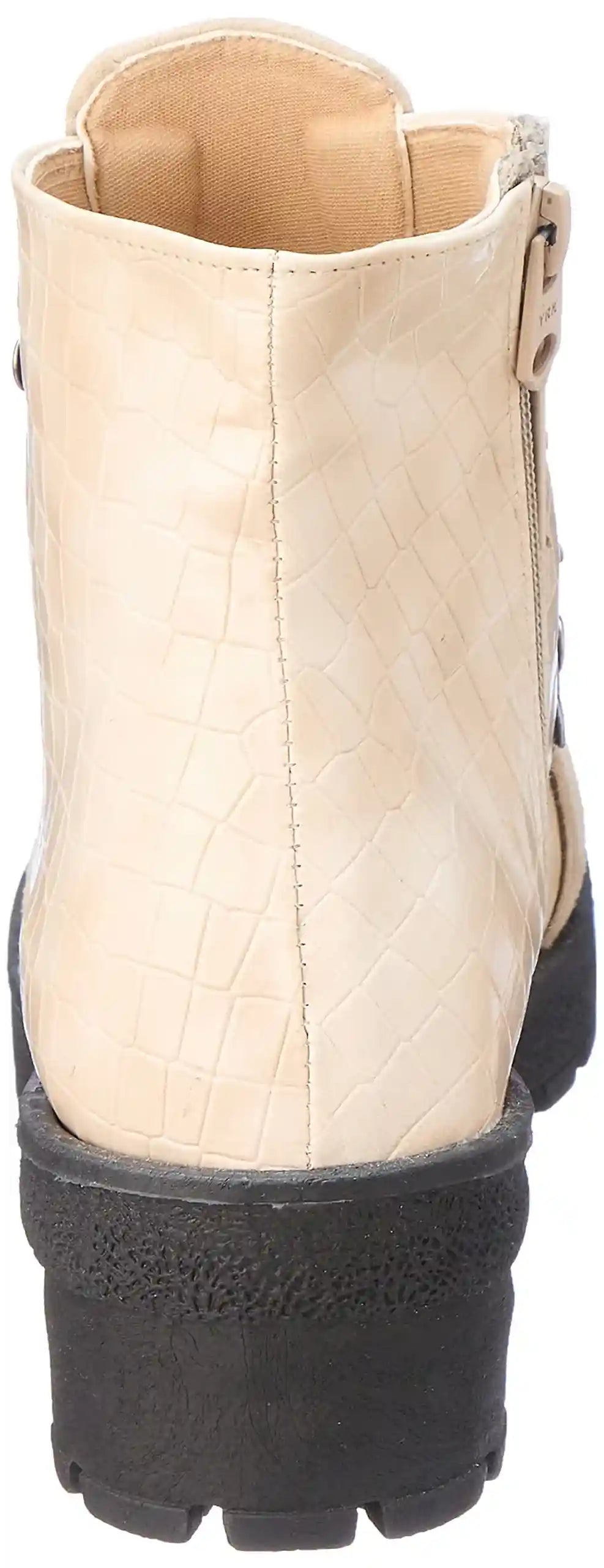 ELBARAEM Boot -rubber sole -beige croco print - 37 EU - Safqqa Egypt