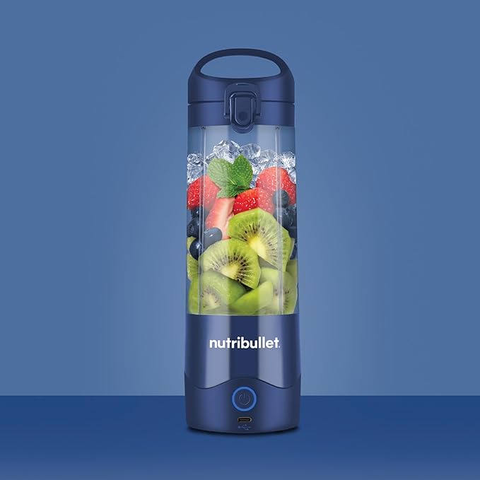 NutriBullet Portable Blender 475ml Navy Blue NB-PB475B – Safqqa Egypt