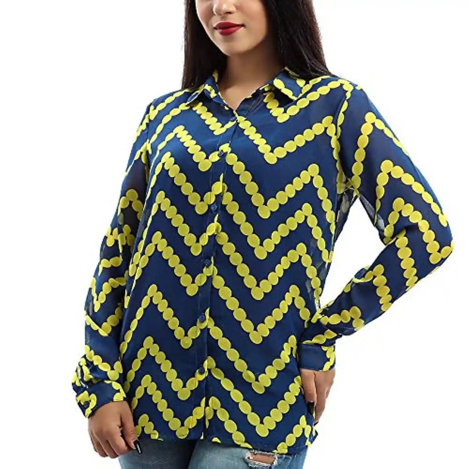 ESLA Long-sleeved Shirt- Blouses For Womens - Safqqa Egypt