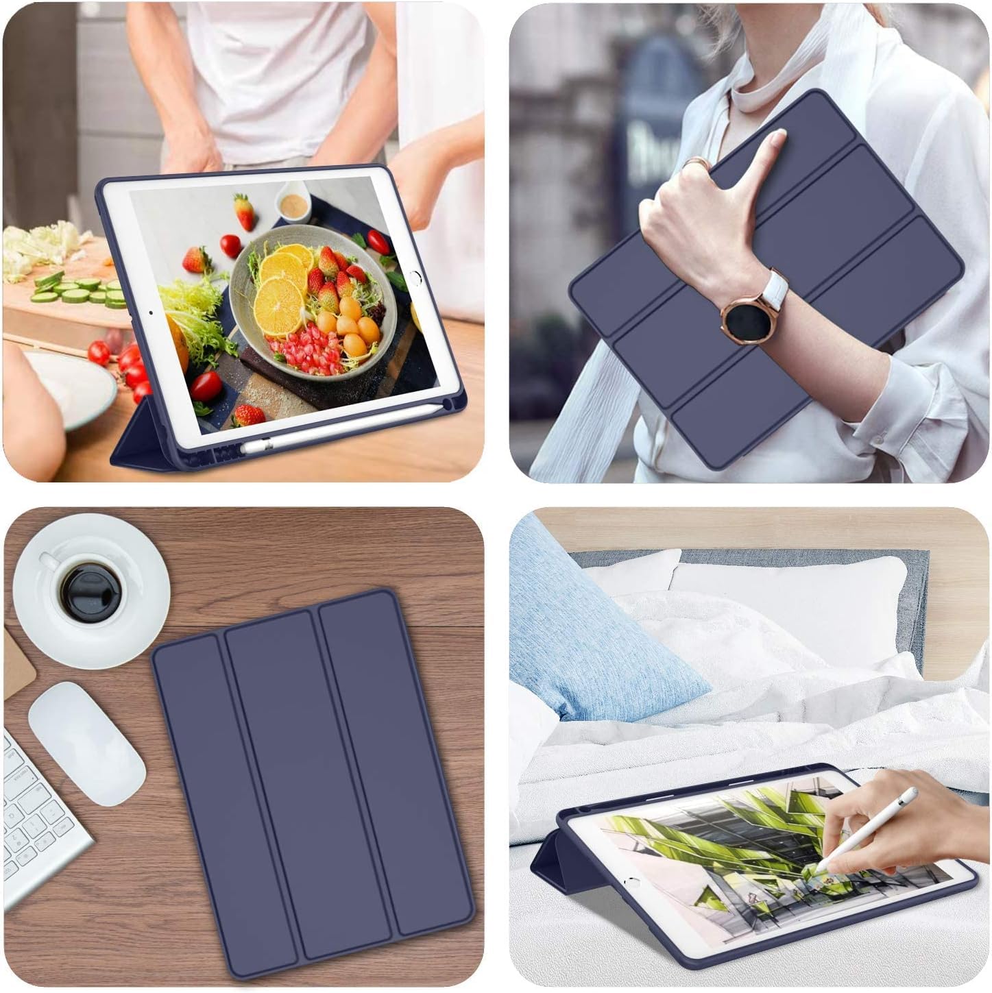 غلاف لجهاز Galaxy Tab A7 بلون كحلي  يقدم مزيجًا عمليًا من الحماية والأناقة. الغلاف يُغلف الجهاز ليحميه من الخدوش اليومية، الغبار، والصدمات البسيطة – Safqqa Egypt