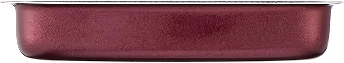 Trueval oblong oven tray dark red 30 cm