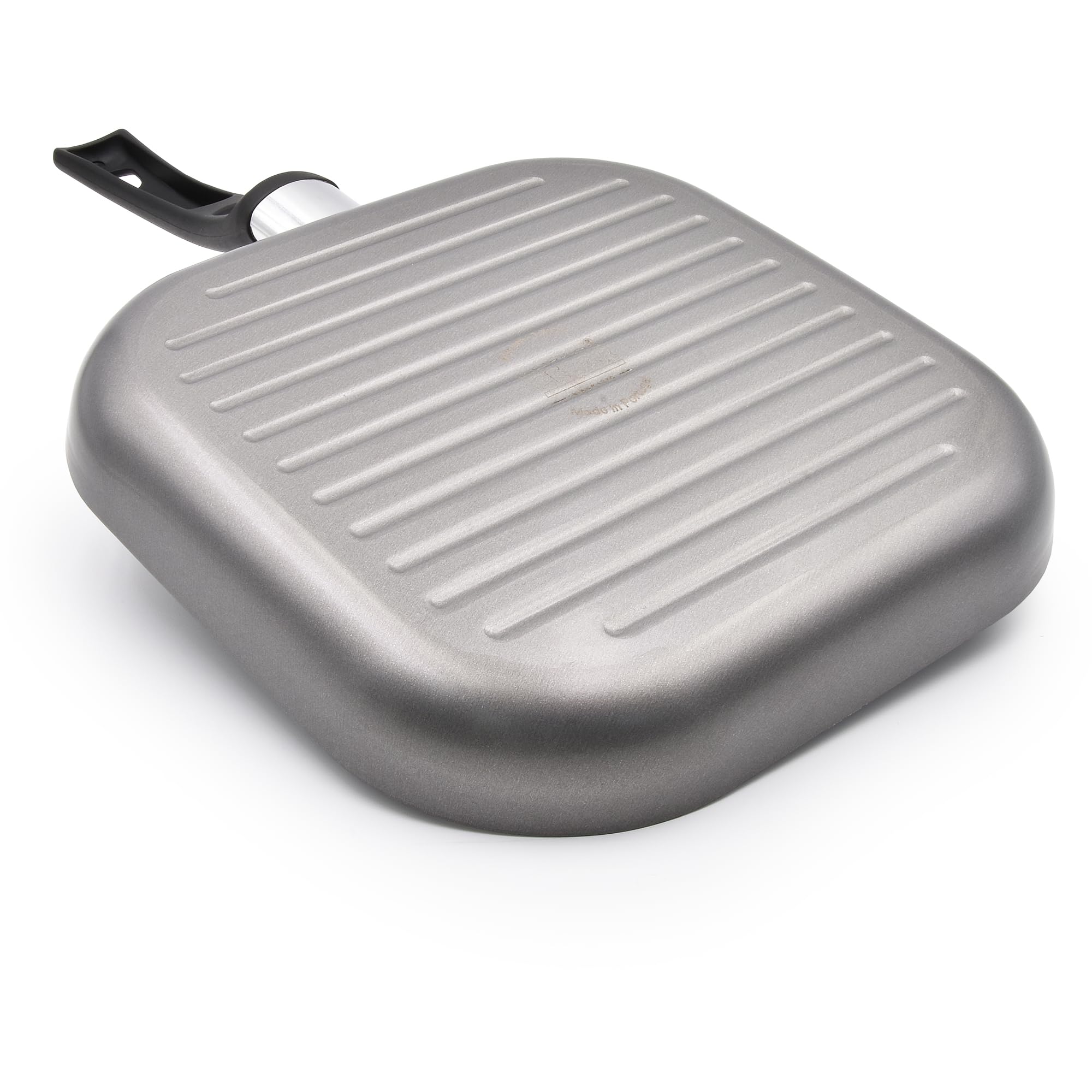 Celar Aluminum Soft Touch Fitting Square Grill Pan, 26 cm Size, Grey, Made In Portugal – Safqqa Egypt