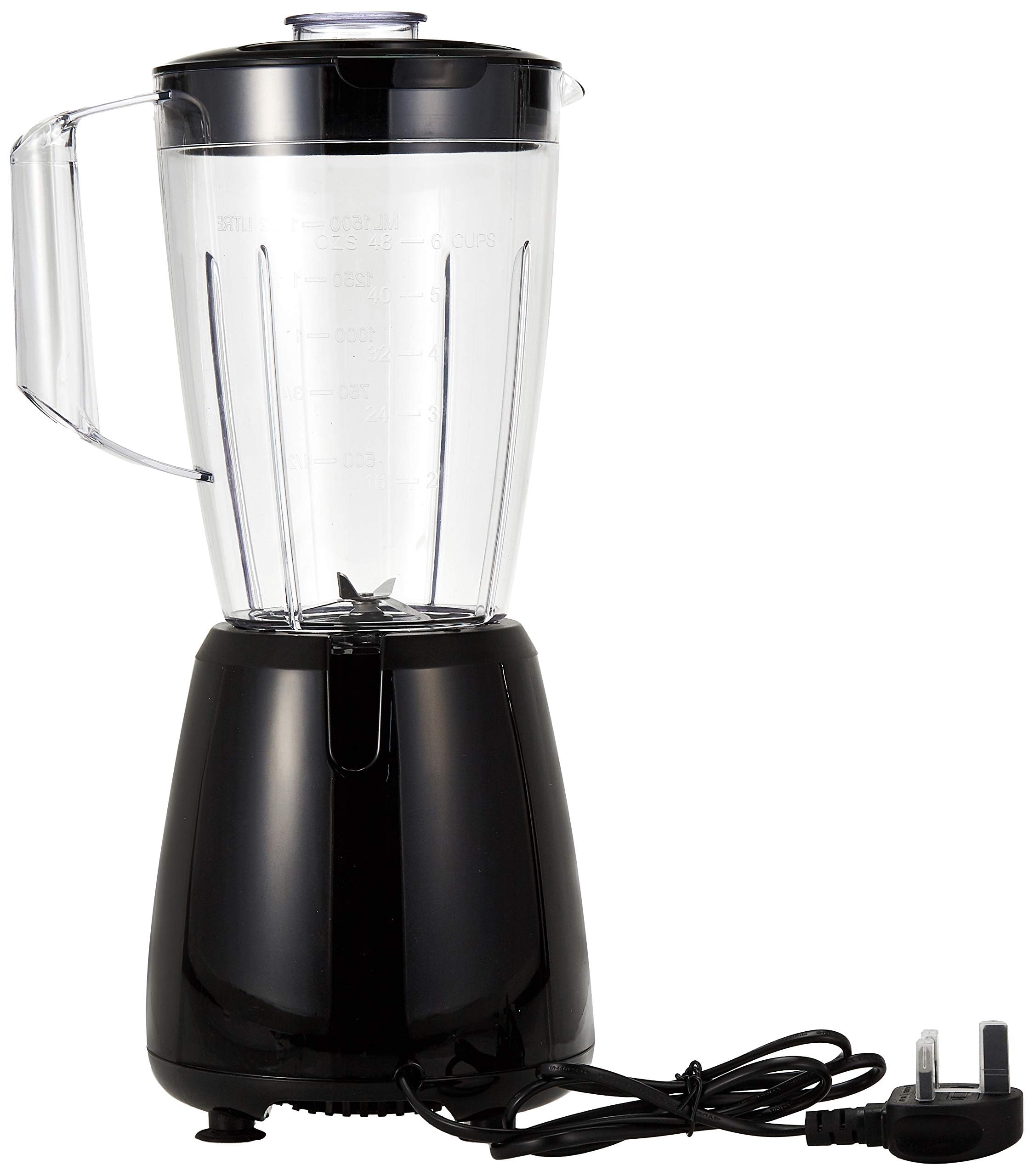Black & Decker Blender with Grinder Mills, 400W Power, 1.5L with 300ml 2 Grinding Mills, Stainless Steel Blades and Two Pulse Control for Fine and Grinding of Coffee Herbs, , BX440-B5 – Safqqa Egypt