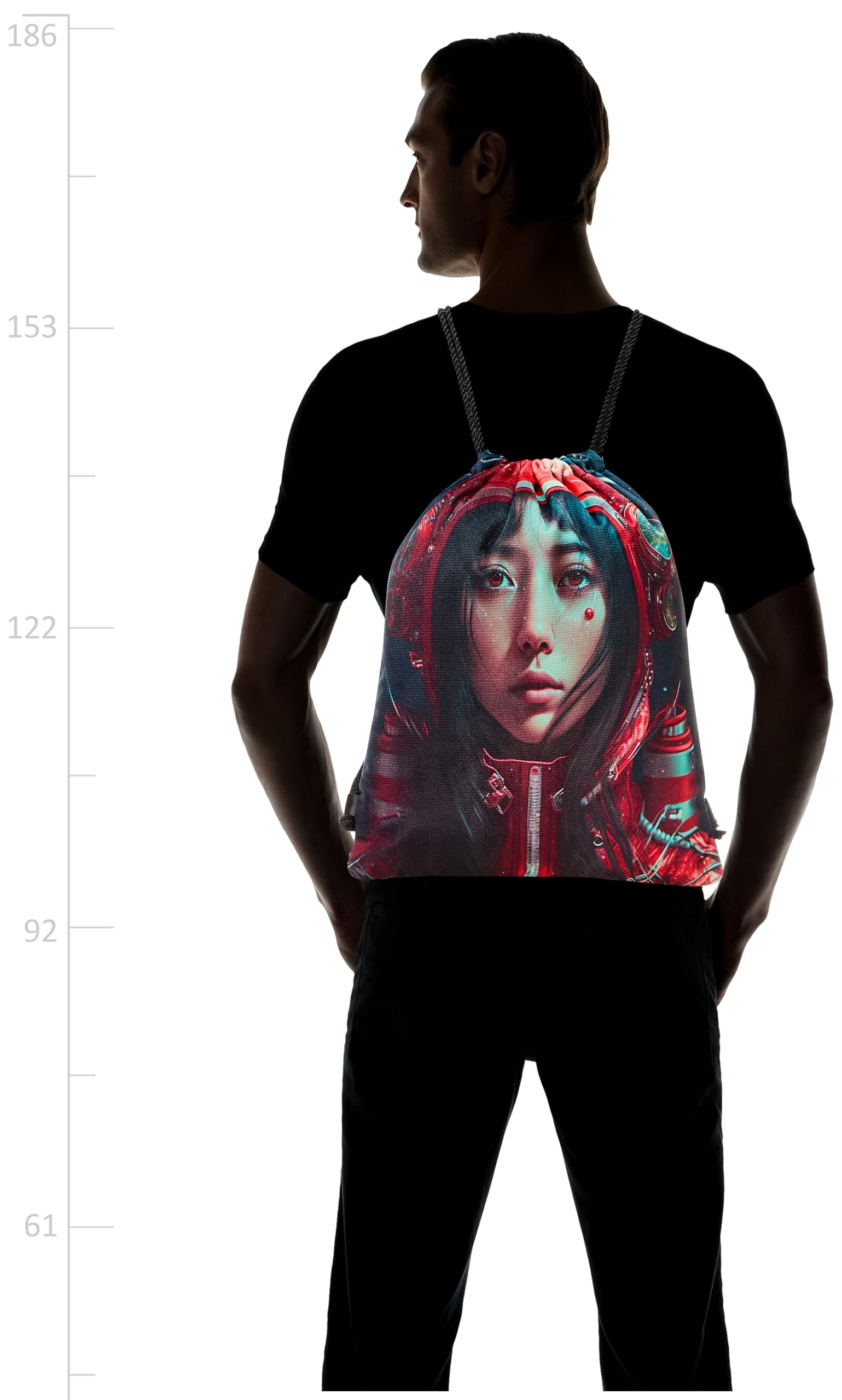 شنطة برباط من تات - 547، متعددة الالوان، مقاس L