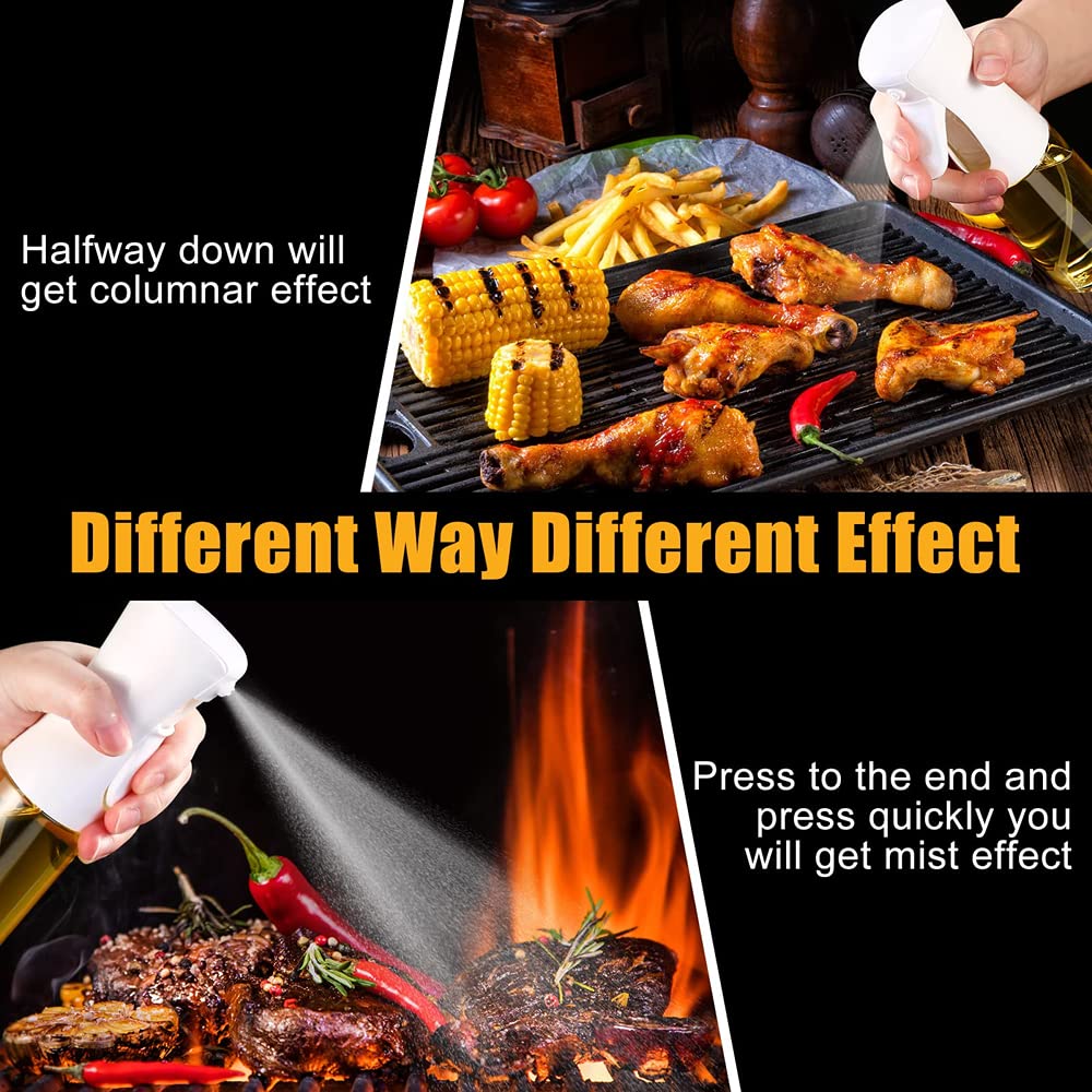 زجاجة بخاخ زيت JQYJLX – سعة 220 مل من زجاج آمن للطعام هي أداة عملية وأنيقة للمطبخ لاستخدامها في الطهي وتتبيل الطعام. مصنوعة من زجاج عالي الجودة وآمن للطعام، تتيح لك هذه الزجاجة رش زيت الزيتون أو الزيوت