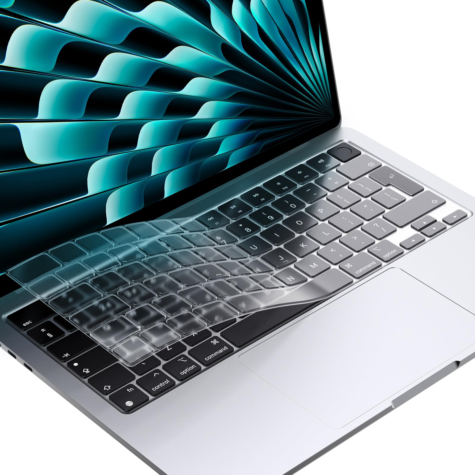 EooCoo Keyboard Cover compatible for 2023 M2 Macbook Air 15