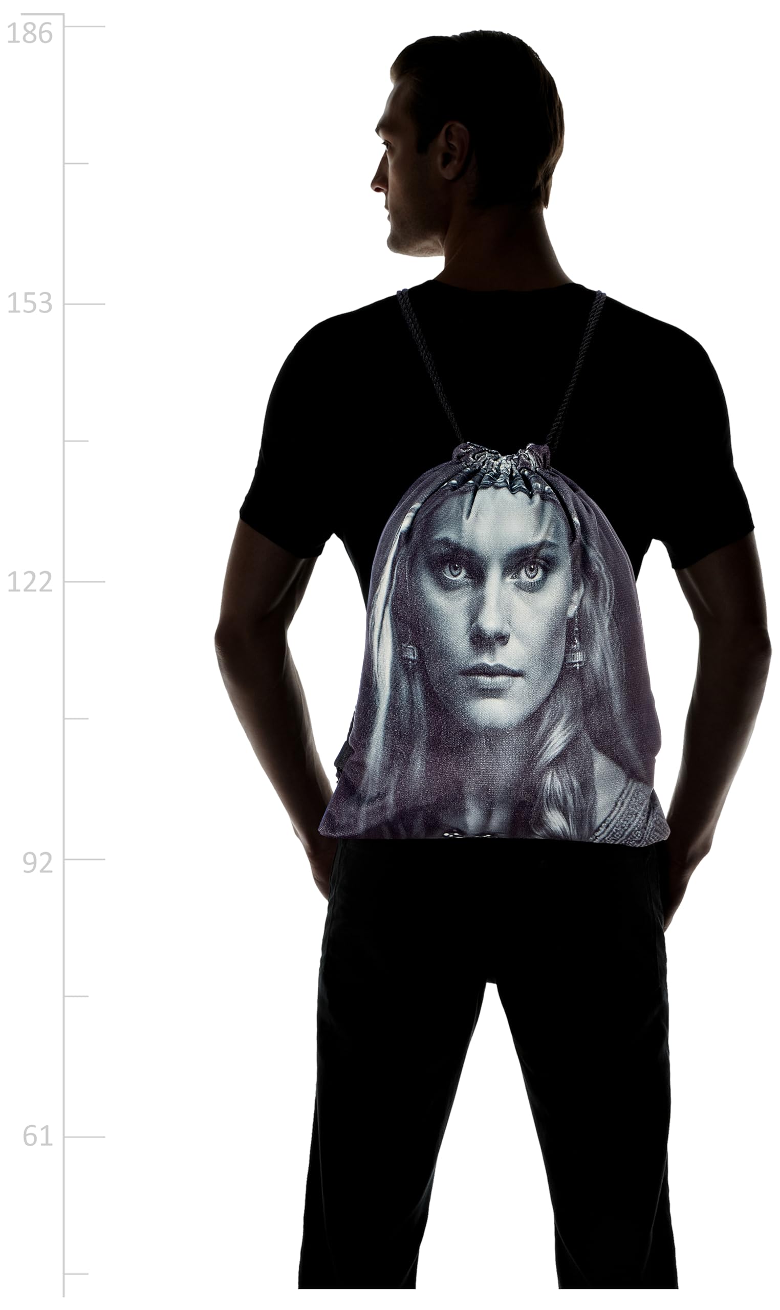 شنطة برباط من تات، متعددة الالوان، مقاس كبير - 579