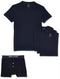 Hero Basic mens Set Of 4 - V Neck t-ShirtsPlus Free Boxer Underwear - Safqqa Egypt