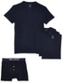 Hero Basic mens Set Of 4 - V Neck t-ShirtsPlus Free Boxer Underwear - Safqqa Egypt