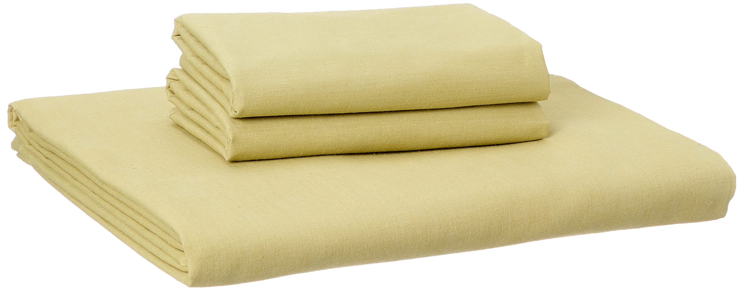 Home of linen-Flat Sheet set, Size 260 * 260cm,olive