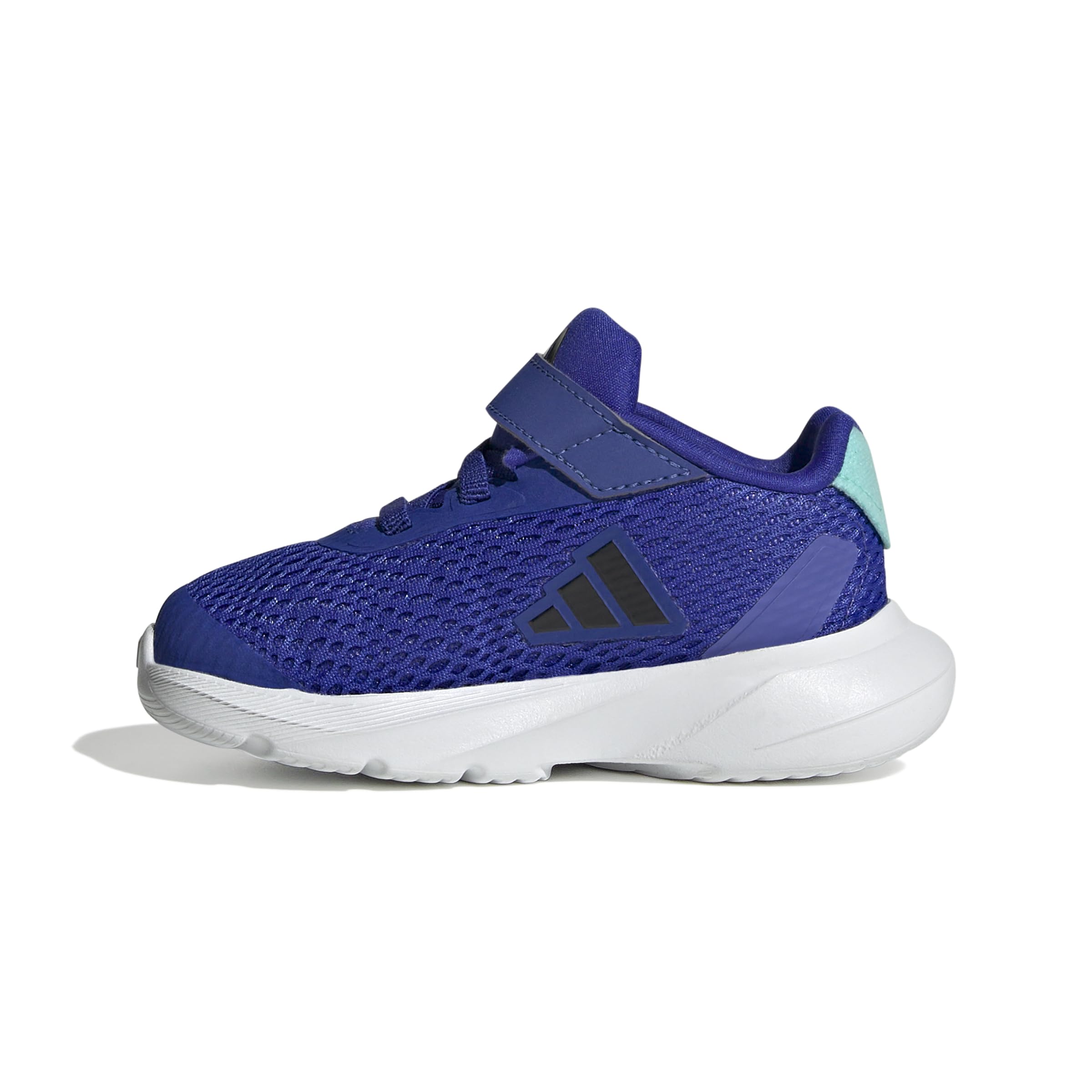 adidas Tensaurus Faux Leather Pull-Tab Side-Stripe Lace-Up Running Sneakers for Boys - No Box
