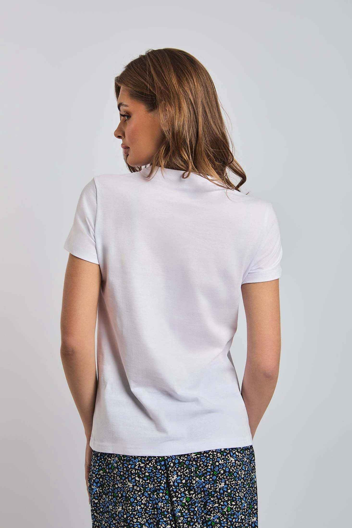 Premoda Womens Solid Cropped T-Shirt With Short Sleeves PRWxx004636 Modern - Safqqa Egypt