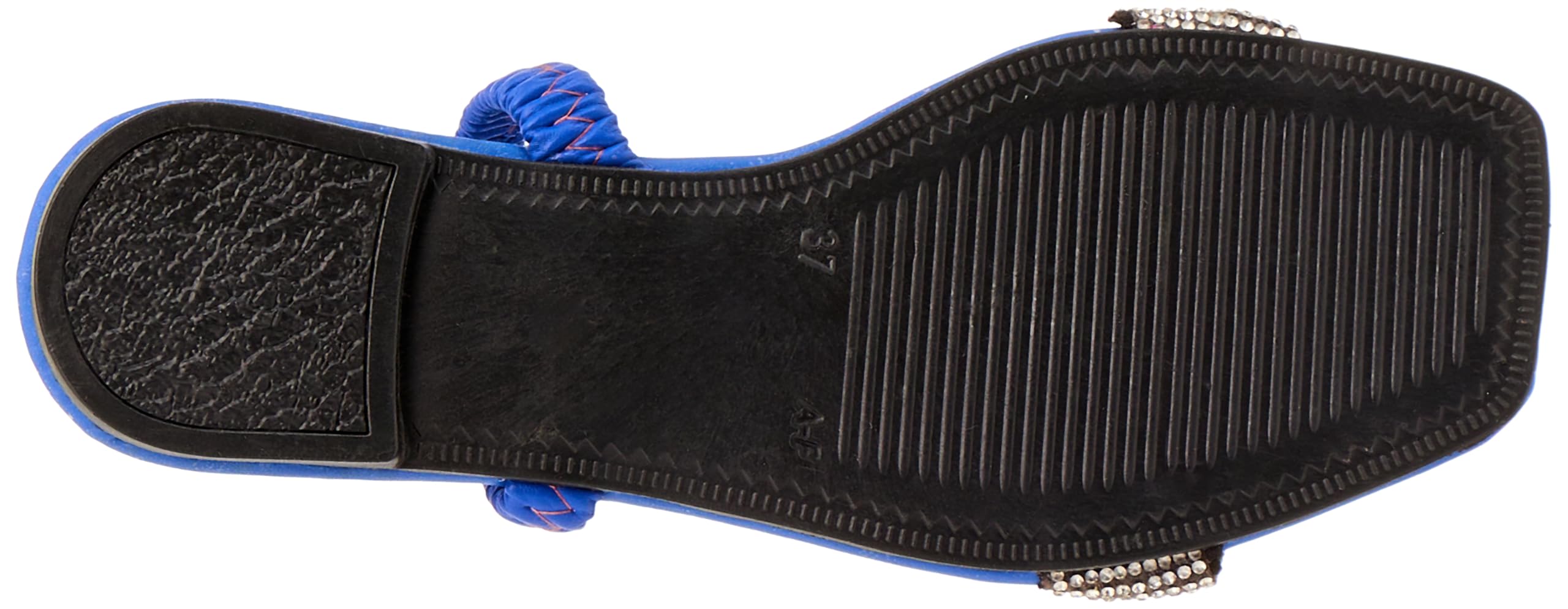 OX Faux Leather Slides Flip Flop For Women,Lightweight and durable sole for stability.