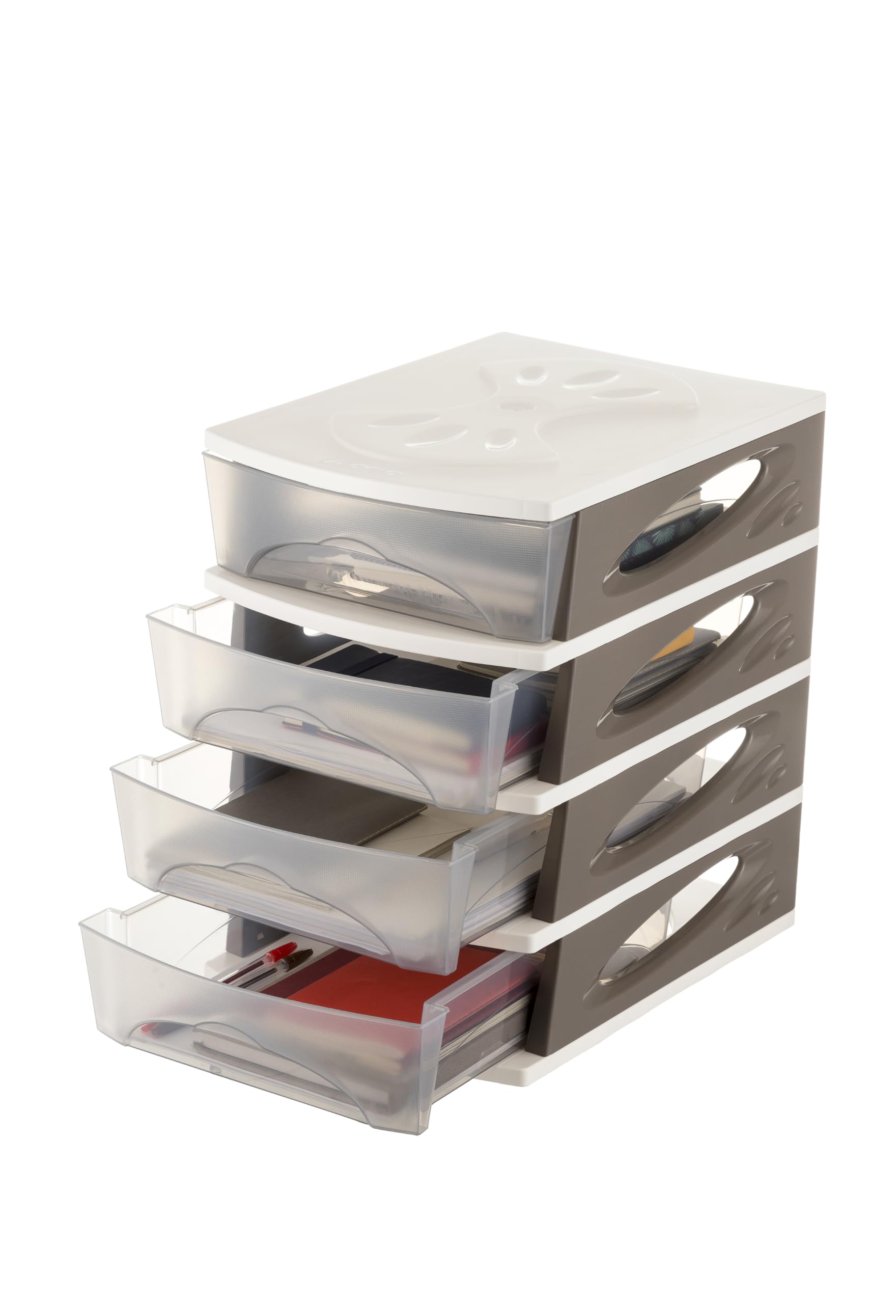 Bama Storage Box Set - 4-Pack, Green (Made in Italy)