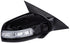 Fit System 68599N Passenger Side Mirror for Nissan Altima Sedan, Textured Black, PTM Cover, w/Turn Signal, Foldaway, Power
