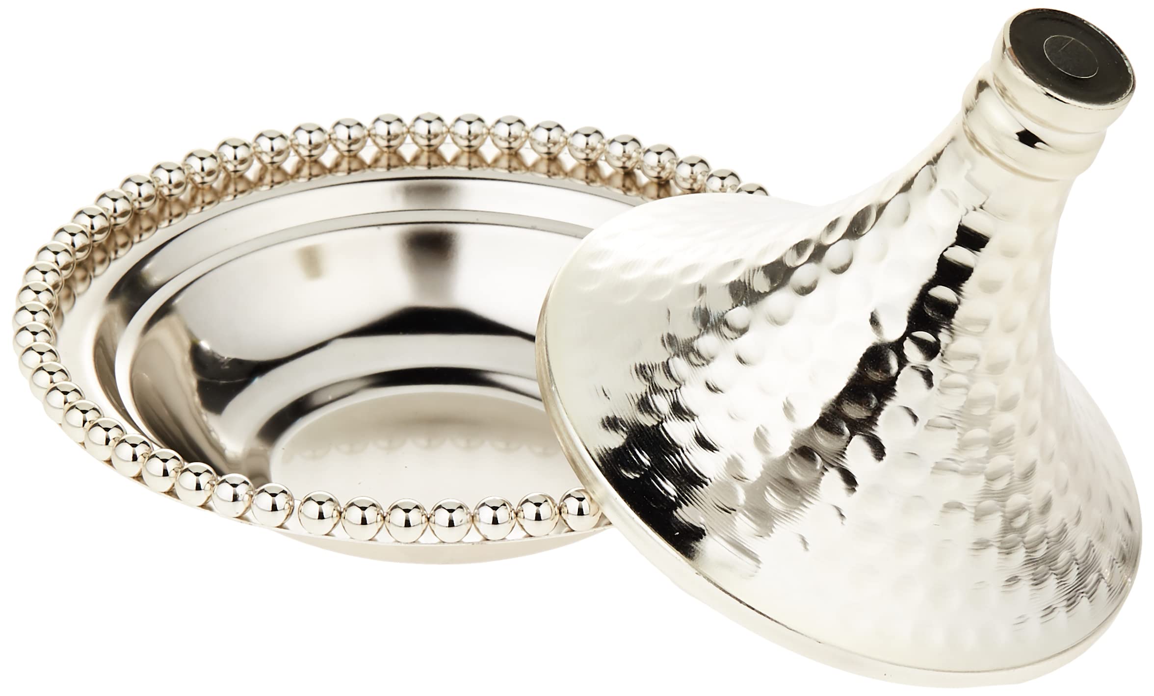 مجموعة أوعية للتمور من فايج مصنوعة من الفولاذ المقاوم للصدأ، مصممة لتقديم التمور والمكسرات أو الوجبات الخفيفة بطريقة أنيقة. يبلغ قطر كل وعاء ١٦ سم،